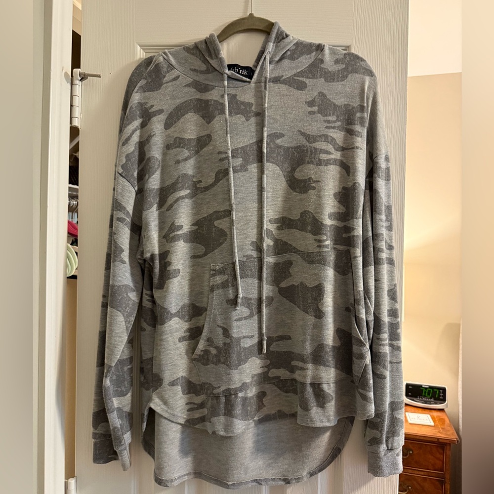Fabrik Gray Camo Hoodie